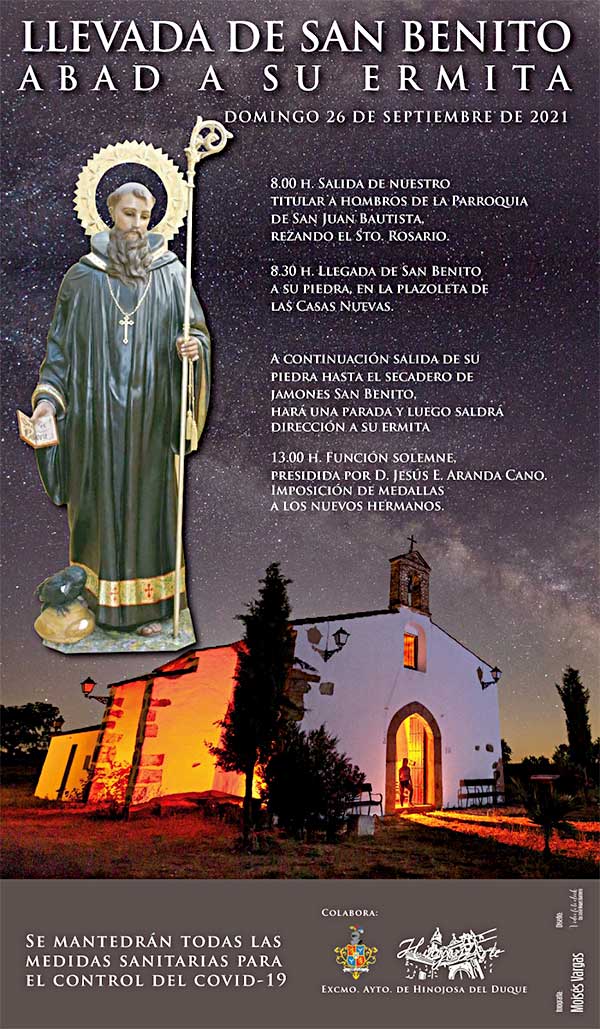 Cartel de Romería de San Benito abad 2021